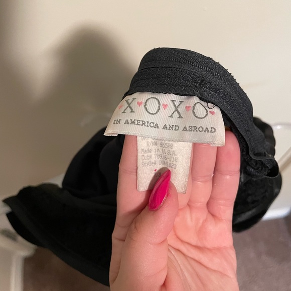 Black lace, tank strap, formal dress - Picture 4 of 4